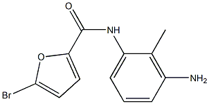 N-(3-amino-2-methylphenyl)-5-bromo-2-furamide Structure