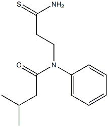  N-(3-amino-3-thioxopropyl)-3-methyl-N-phenylbutanamide