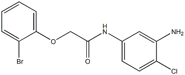 N-(3-amino-4-chlorophenyl)-2-(2-bromophenoxy)acetamide Struktur