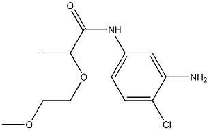 N-(3-amino-4-chlorophenyl)-2-(2-methoxyethoxy)propanamide Struktur