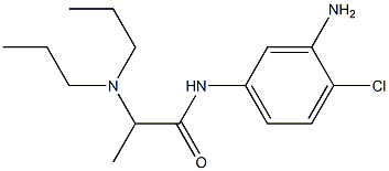 N-(3-amino-4-chlorophenyl)-2-(dipropylamino)propanamide Structure