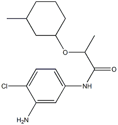 N-(3-amino-4-chlorophenyl)-2-[(3-methylcyclohexyl)oxy]propanamide