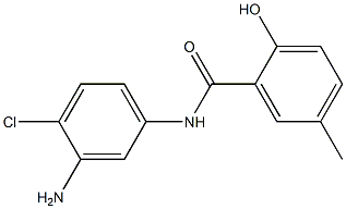 N-(3-amino-4-chlorophenyl)-2-hydroxy-5-methylbenzamide Structure