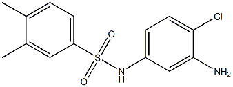 N-(3-amino-4-chlorophenyl)-3,4-dimethylbenzene-1-sulfonamide,,结构式