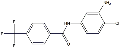 N-(3-amino-4-chlorophenyl)-4-(trifluoromethyl)benzamide Structure