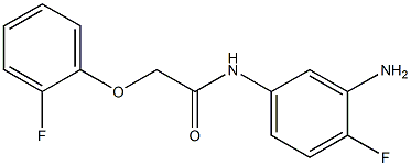 N-(3-amino-4-fluorophenyl)-2-(2-fluorophenoxy)acetamide Structure