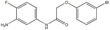 N-(3-amino-4-fluorophenyl)-2-(3-bromophenoxy)acetamide
