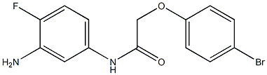 N-(3-amino-4-fluorophenyl)-2-(4-bromophenoxy)acetamide Struktur