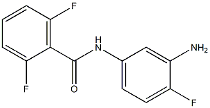 N-(3-amino-4-fluorophenyl)-2,6-difluorobenzamide Struktur