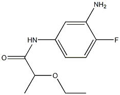 N-(3-amino-4-fluorophenyl)-2-ethoxypropanamide Structure