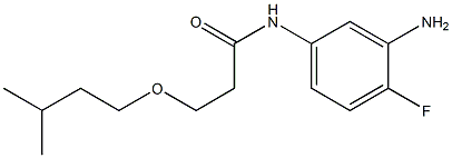 N-(3-amino-4-fluorophenyl)-3-(3-methylbutoxy)propanamide