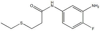  N-(3-amino-4-fluorophenyl)-3-(ethylsulfanyl)propanamide