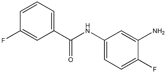 N-(3-amino-4-fluorophenyl)-3-fluorobenzamide Struktur