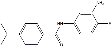 N-(3-amino-4-fluorophenyl)-4-(propan-2-yl)benzamide Struktur