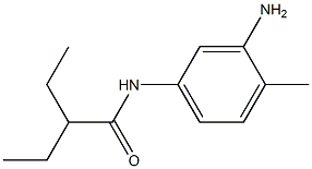 N-(3-amino-4-methylphenyl)-2-ethylbutanamide,,结构式