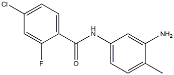 N-(3-amino-4-methylphenyl)-4-chloro-2-fluorobenzamide Structure