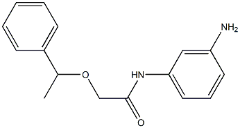 N-(3-aminophenyl)-2-(1-phenylethoxy)acetamide