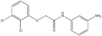 N-(3-aminophenyl)-2-(2,3-dichlorophenoxy)acetamide Struktur