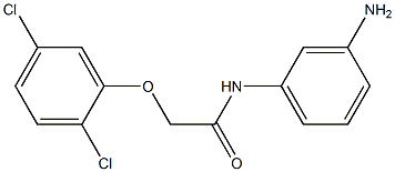 N-(3-aminophenyl)-2-(2,5-dichlorophenoxy)acetamide Structure