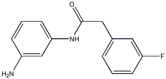 N-(3-aminophenyl)-2-(3-fluorophenyl)acetamide Struktur