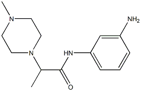 N-(3-aminophenyl)-2-(4-methylpiperazin-1-yl)propanamide