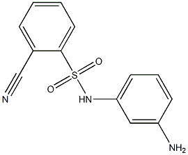  N-(3-aminophenyl)-2-cyanobenzene-1-sulfonamide