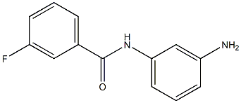 N-(3-aminophenyl)-3-fluorobenzamide 结构式