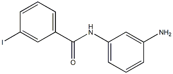 N-(3-aminophenyl)-3-iodobenzamide 结构式