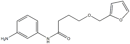 N-(3-aminophenyl)-4-(2-furylmethoxy)butanamide Structure