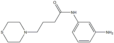 N-(3-aminophenyl)-4-(thiomorpholin-4-yl)butanamide