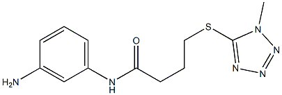  N-(3-aminophenyl)-4-[(1-methyl-1H-1,2,3,4-tetrazol-5-yl)sulfanyl]butanamide