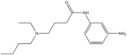 N-(3-aminophenyl)-4-[butyl(ethyl)amino]butanamide 化学構造式