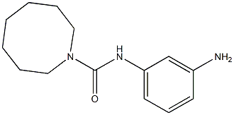 N-(3-aminophenyl)azocane-1-carboxamide,,结构式