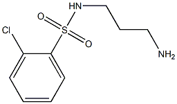  N-(3-aminopropyl)-2-chlorobenzene-1-sulfonamide