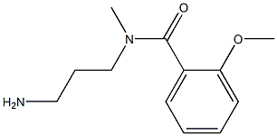 N-(3-aminopropyl)-2-methoxy-N-methylbenzamide,,结构式