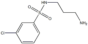 N-(3-aminopropyl)-3-chlorobenzene-1-sulfonamide