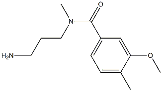 N-(3-aminopropyl)-3-methoxy-N,4-dimethylbenzamide Structure