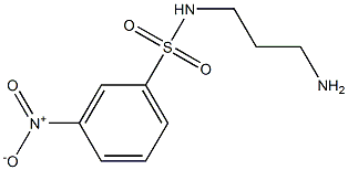 N-(3-aminopropyl)-3-nitrobenzenesulfonamide,,结构式