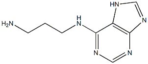 N-(3-aminopropyl)-N-7H-purin-6-ylamine Structure