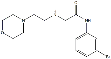 N-(3-bromophenyl)-2-{[2-(morpholin-4-yl)ethyl]amino}acetamide