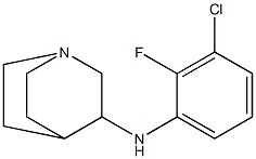  N-(3-chloro-2-fluorophenyl)-1-azabicyclo[2.2.2]octan-3-amine