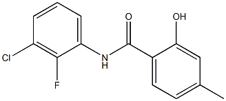  N-(3-chloro-2-fluorophenyl)-2-hydroxy-4-methylbenzamide