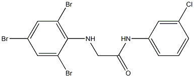 N-(3-chlorophenyl)-2-[(2,4,6-tribromophenyl)amino]acetamide