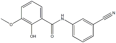 N-(3-cyanophenyl)-2-hydroxy-3-methoxybenzamide Structure