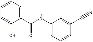 N-(3-cyanophenyl)-2-hydroxybenzamide Struktur