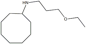 N-(3-ethoxypropyl)cyclooctanamine,,结构式