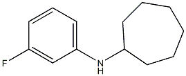 N-(3-fluorophenyl)cycloheptanamine Structure