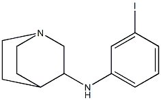 N-(3-iodophenyl)-1-azabicyclo[2.2.2]octan-3-amine Structure