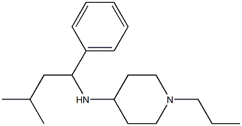  N-(3-methyl-1-phenylbutyl)-1-propylpiperidin-4-amine