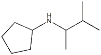 N-(3-methylbutan-2-yl)cyclopentanamine Structure